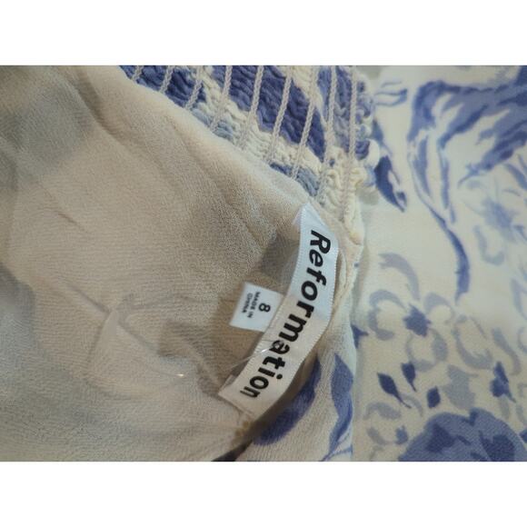 Reformation Blue Floral Twilight Dress - Picture 3 of 6